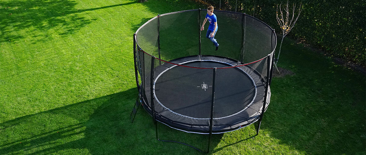 Een ronde of een rechthoekige trampoline?