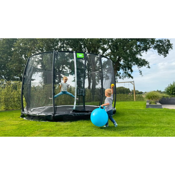 EXIT Allure Premium inground trampoline ø366cm - groen