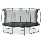 EXIT Silhouette trampoline ø427cm met ladder - zwart