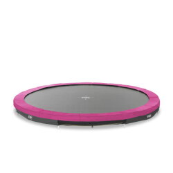 EXIT Silhouette inground sports trampoline ø366cm - roze