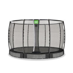 EXIT Allure Premium inground trampoline ø366cm - zwart