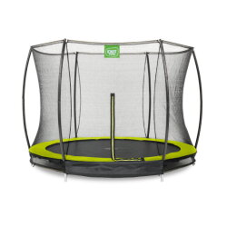 EXIT Silhouette inground trampoline ø305cm met veiligheidsnet - groen