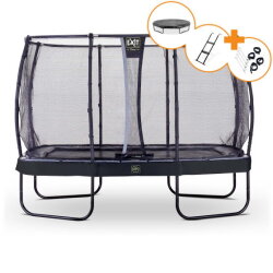 EXIT Elegant Premium trampoline complete set 244x427cm - zwart
