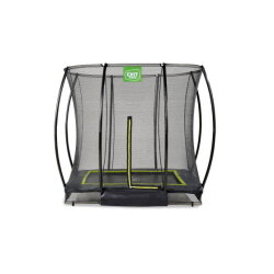 EXIT Silhouette inground trampoline 153x214cm met veiligheidsnet - zwart