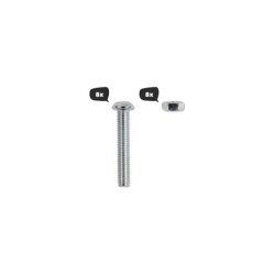 EXIT schroevenset frame zwembad 220x150x65cm / 300x200x65cm