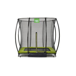 EXIT Silhouette inground trampoline 153x214cm met veiligheidsnet - groen
