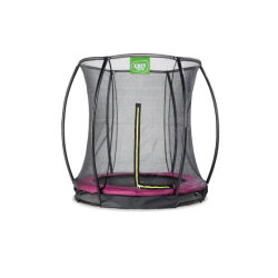 EXIT Silhouette inground trampoline ø183cm met veiligheidsnet - roze