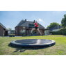 EXIT Silhouette inground sports trampoline ø427cm - groen